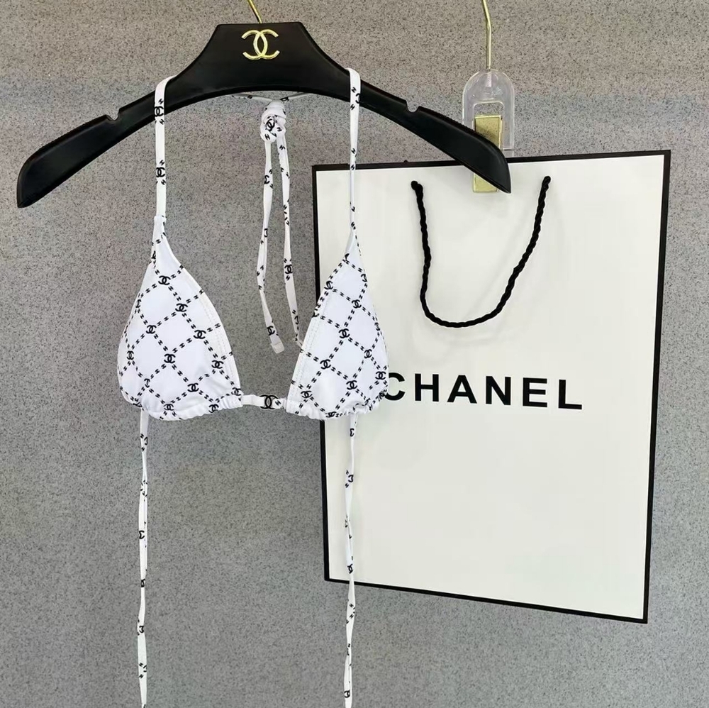 Chanel Interlocking Cc Triangle Bikini - image 7